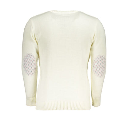 U.S. Grand Polo Bianco Acrylic Men Sweater XL, XXL