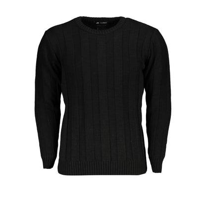 U.S. Grand Polo Black Acrylic Men's Sweater