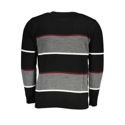 U.S. Grand Polo Black Acrylic Men's Sweater