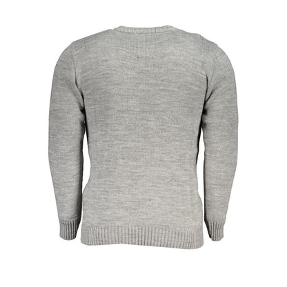 U.S. Grand Polo Grigio Acrylic Men Sweater - XXL
