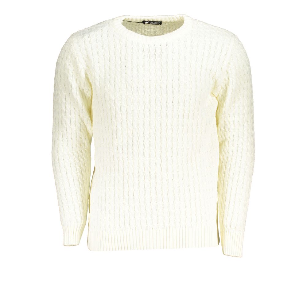 U.S. Grand Polo Bianco Acrylic Men Sweater - XXL