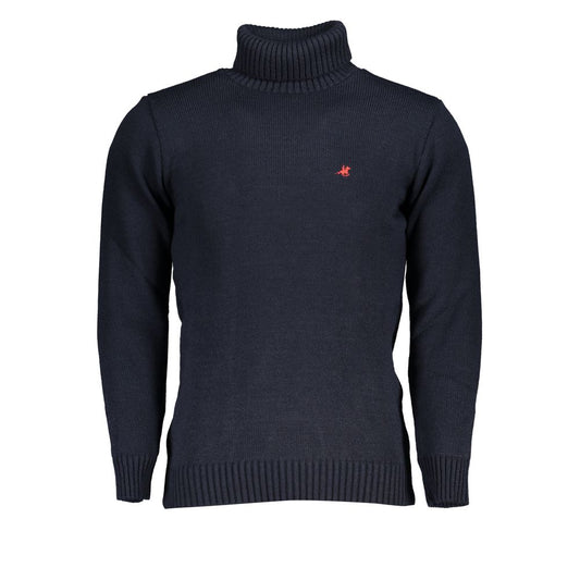 U.S. Grand Polo Blue Acrylic Men Sweater