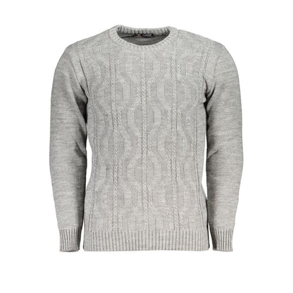 U.S. Grand Polo Grigio Acrylic Men Sweater