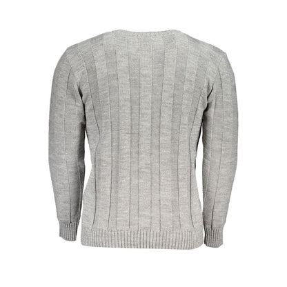 U.S. Grand Polo Grigio Acrylic Men Sweater