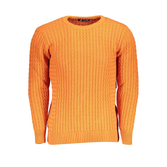 U.S. Grand Polo Arancione Acrylic Men Sweater