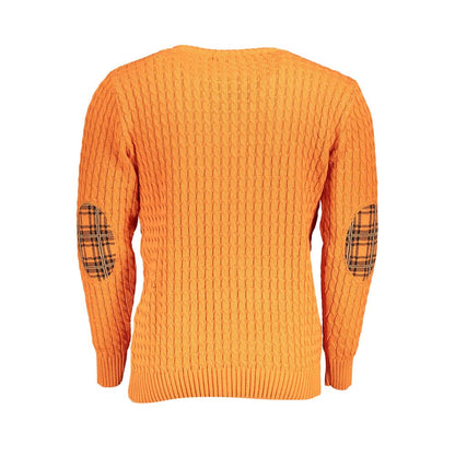 U.S. Grand Polo Arancione Acrylic Men Sweater