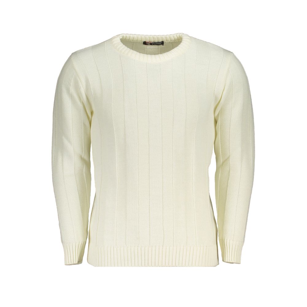 U.S. Grand Polo White Acrylic Men's Sweater - XXL
