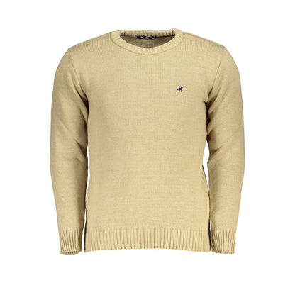 U.S. Grand Polo Beige Acrylic Men's Sweater - XXL