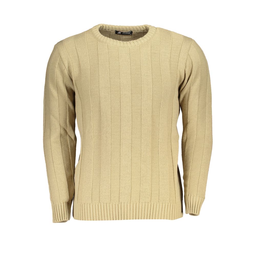 U.S. Grand Polo Beige Acrylic Men Sweater - XXL