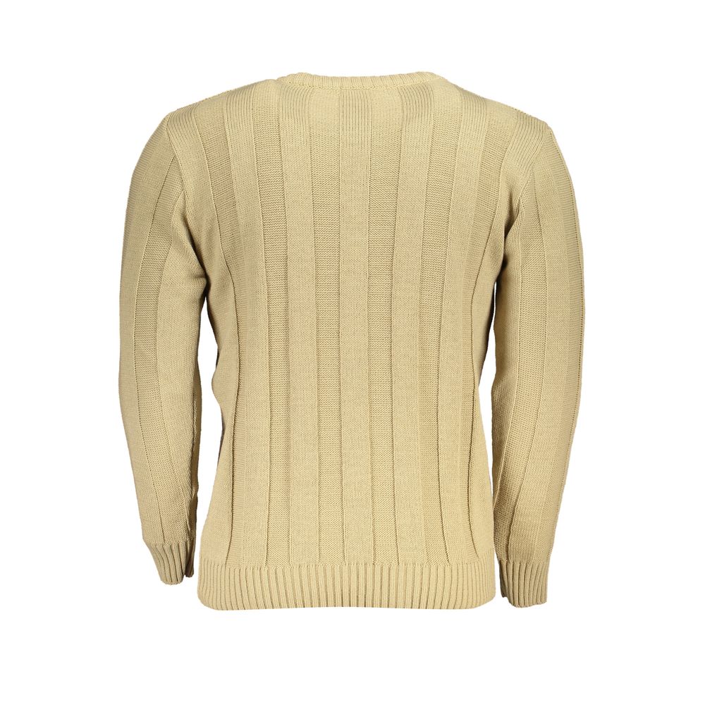 U.S. Grand Polo Beige Acrylic Men Sweater - XXL