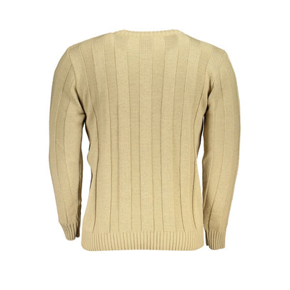U.S. Grand Polo Beige Acrylic Men Sweater - XXL