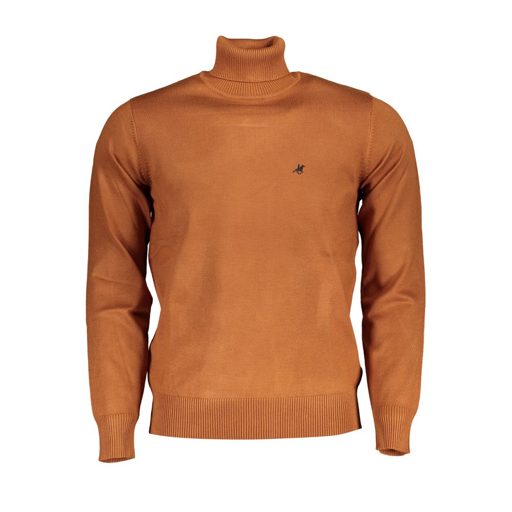 U.S. Grand Polo Verde Acrylic Men Sweater - Marrone - XXL