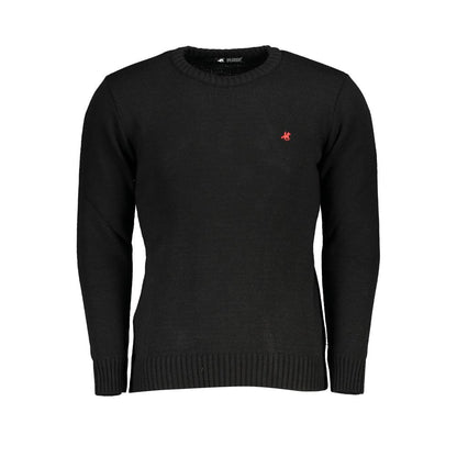 U.S. Grand Polo Black Acrylic Men Sweater - XXL