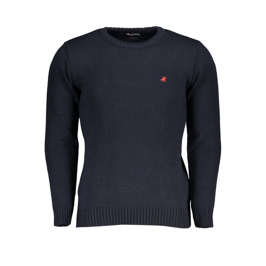 U.S. Grand Polo Blue Acrylic Men Sweater - XXL