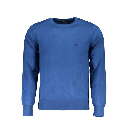 U.S. Grand Polo Blue Viscosa Men's Sweater
