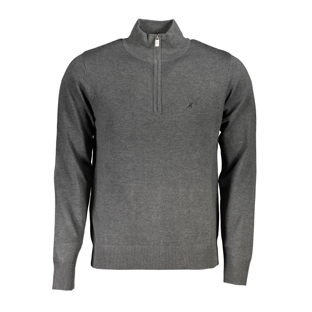 U.S. Grand Polo Grigio Viscosa Men Sweater - XXL