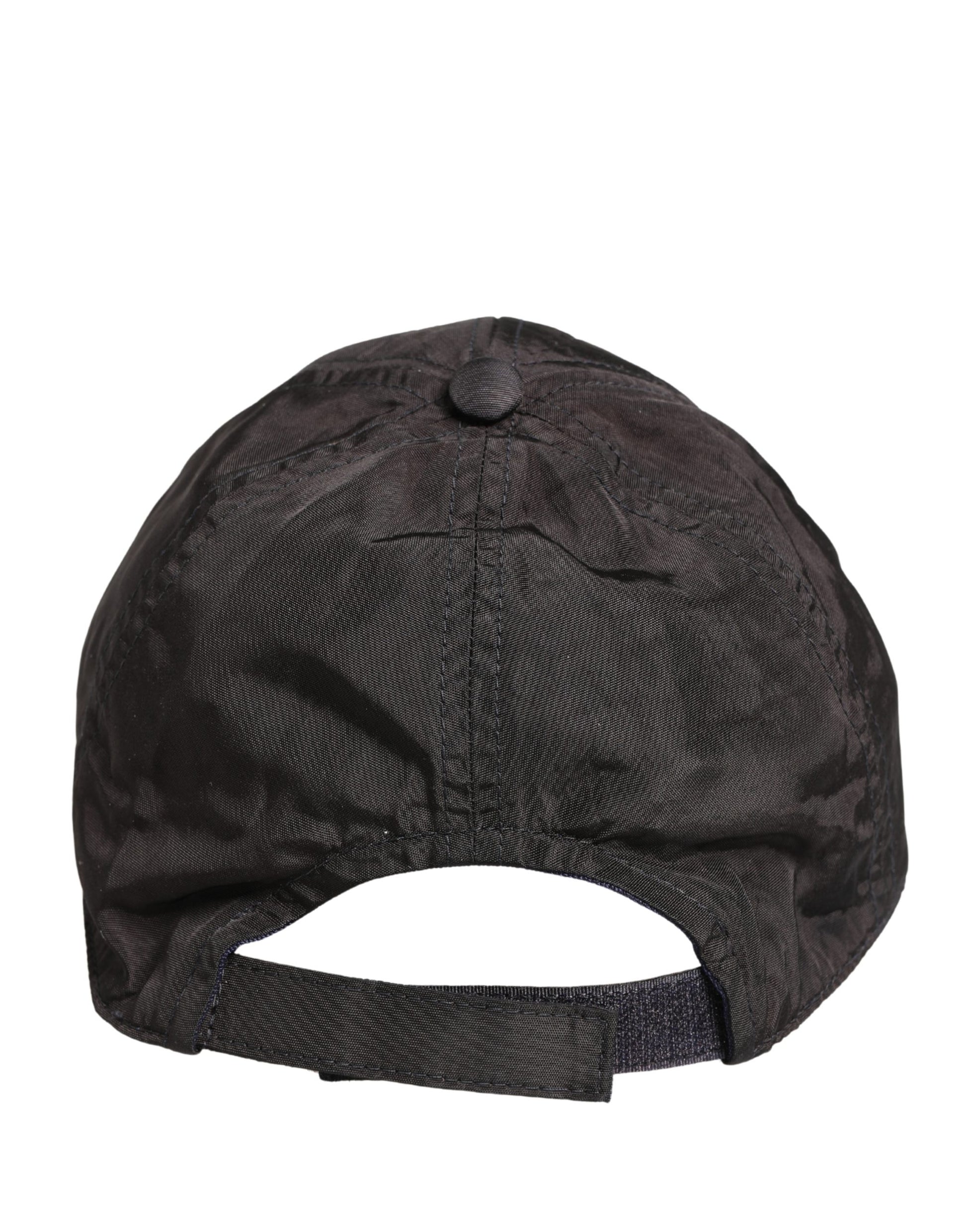 Dolce & Gabbana Men's Black Cotton 6 Panels Baseball Cap