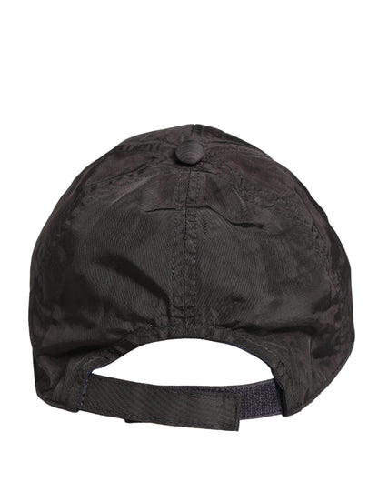 Dolce & Gabbana Men's Black Cotton 6 Panels Baseball Cap
