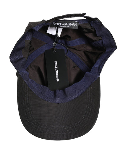 Dolce & Gabbana Men's Black Cotton 6 Panels Baseball Cap
