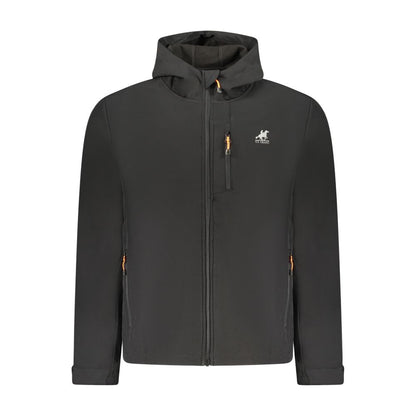 U.S. Grand Polo Black Polyester Mens Jacket