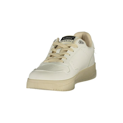 Avirex White Polyurethane Men Sneaker EU44/US11