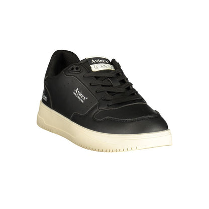 Avirex Laren Black Polyurethane Men Sneaker EU42/US9, EU43/US10, EU44/US11