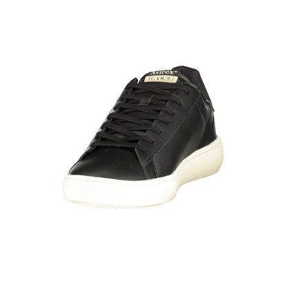 Avirex MIKEL Black Polyurethane Men Sneaker EU40/US7 to EU45/US12