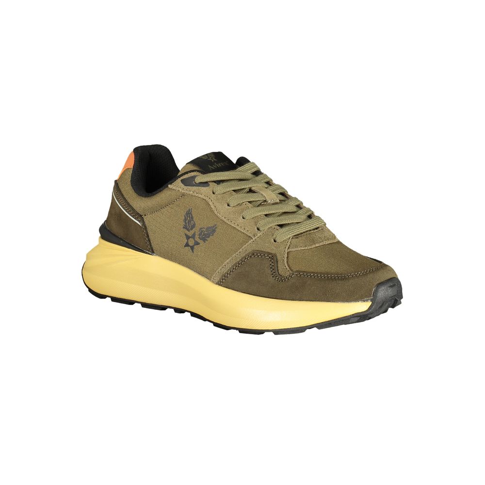 Avirex Abel Grey Polyurethane Men Sneaker EU42/US9, EU43/US10, EU44/US11
