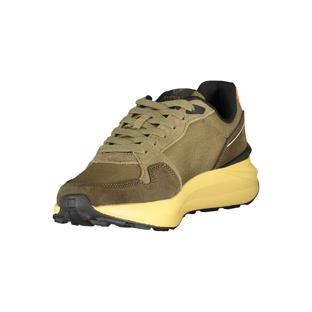 Avirex Abel Grey Polyurethane Men Sneaker EU42/US9, EU43/US10, EU44/US11