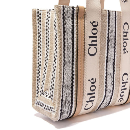 Chloé Beige Linen Tote Bag: Effortless Elegance