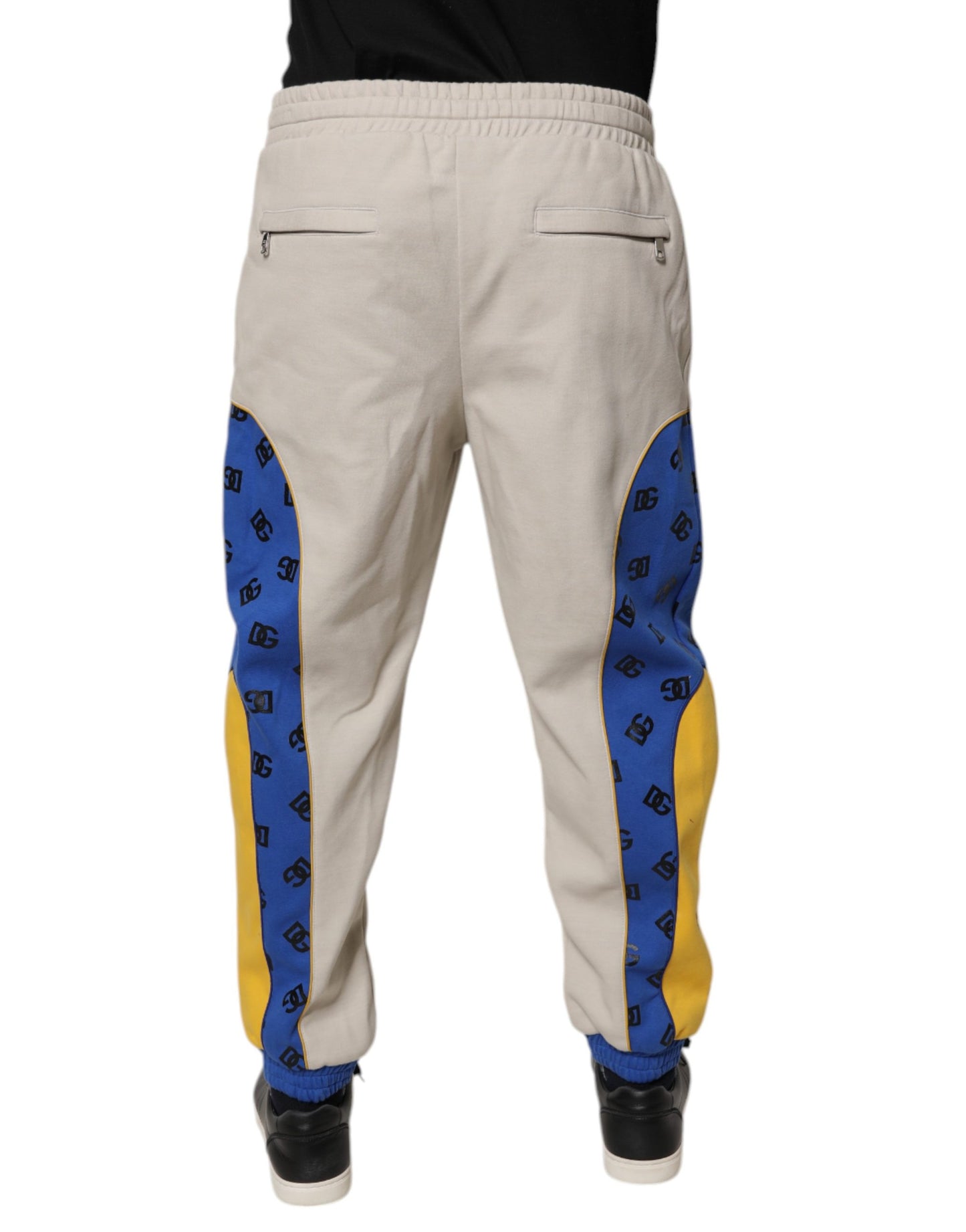 Dolce & Gabbana Multicolor Cotton DG Jogger Sweatpants