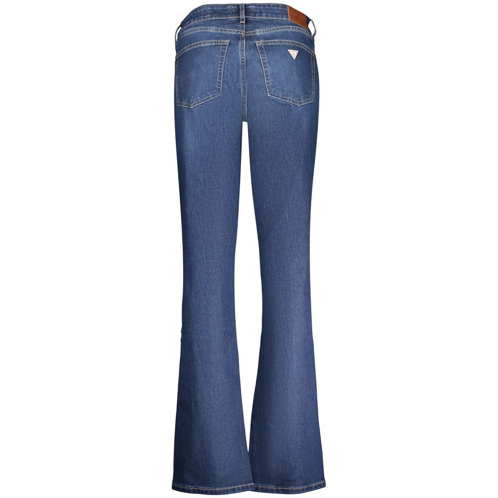 Guess Jeans Blu Cotton Women Jeans - G08 Mid Rise Straight