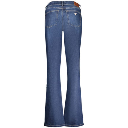 Guess Jeans Blu Cotton Women Jeans - G08 Mid Rise Straight