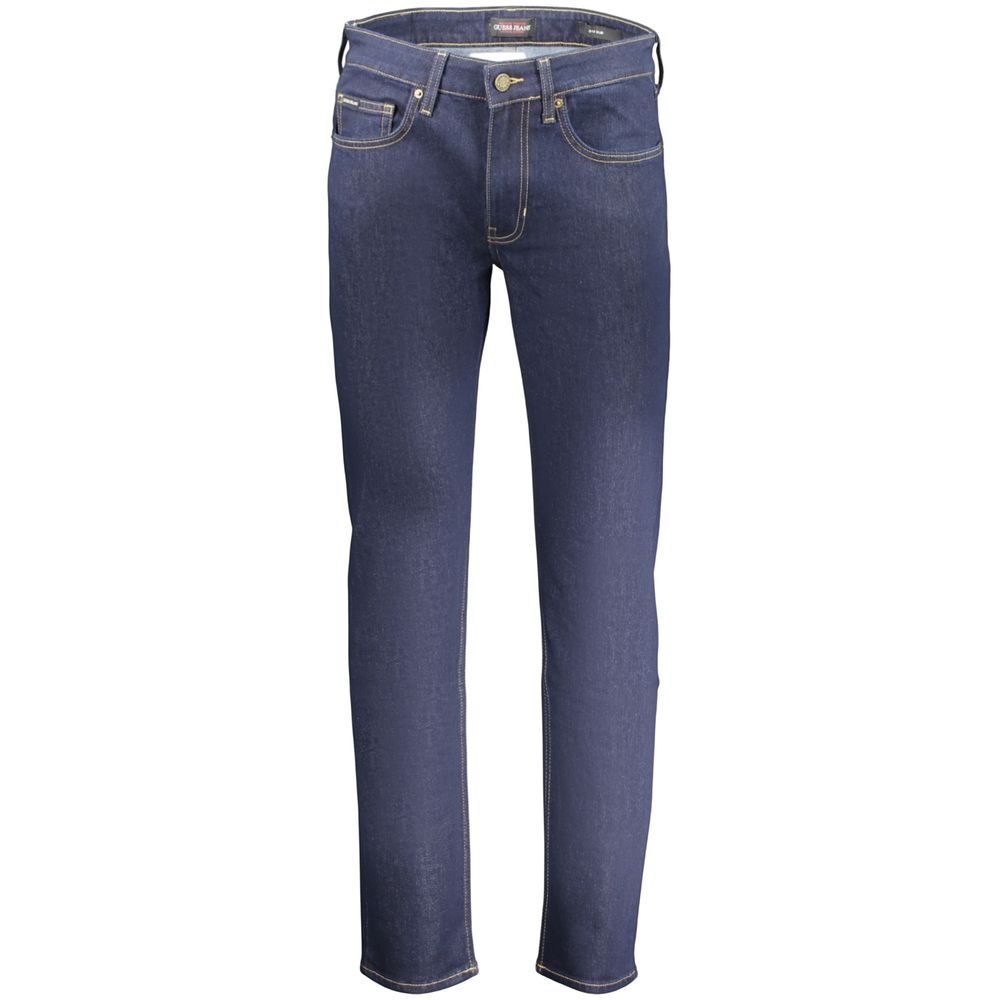 Guess Jeans Blu Cotton Men Jeans - G14 Slim