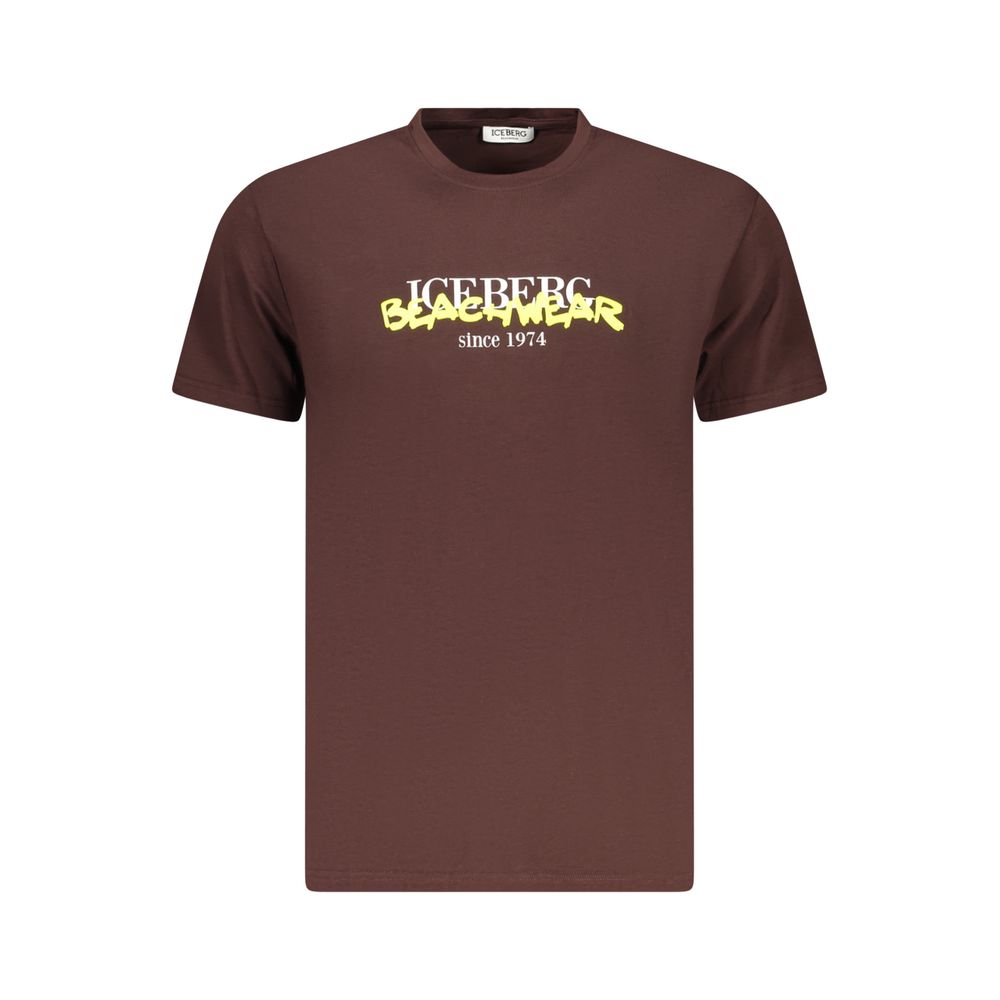 Iceberg Neon Cotton Men T-Shirt - Bold Streetwear Statement