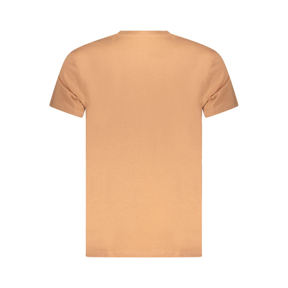 Iceberg Marrone Cotton Men T-Shirt - SUN SPELL Crew Neck