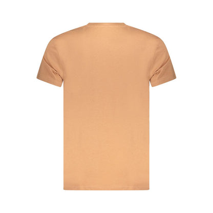Iceberg Marrone Cotton Men T-Shirt - SUN SPELL Crew Neck