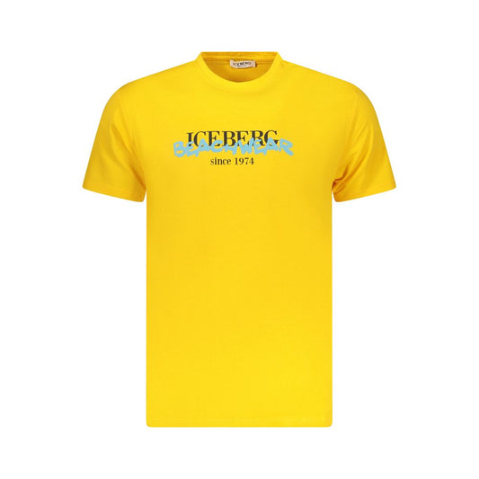 Iceberg Yellow Cotton Men's T-Shirt