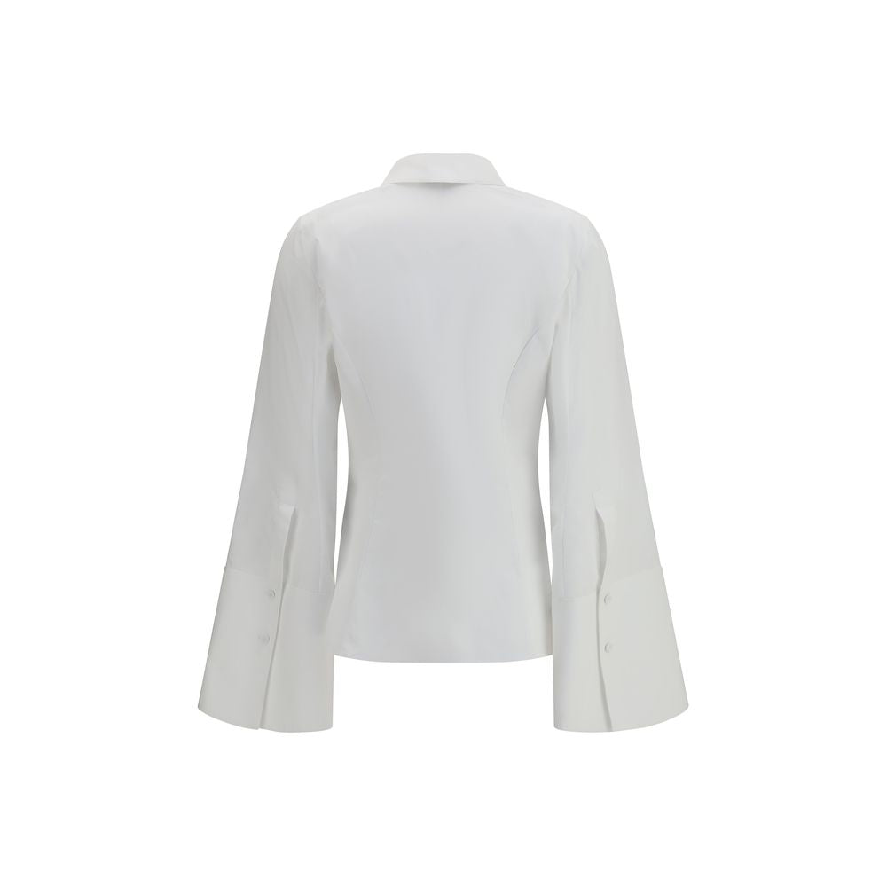 Gabriela Hearst Jataya Fitted Cotton Shirt
