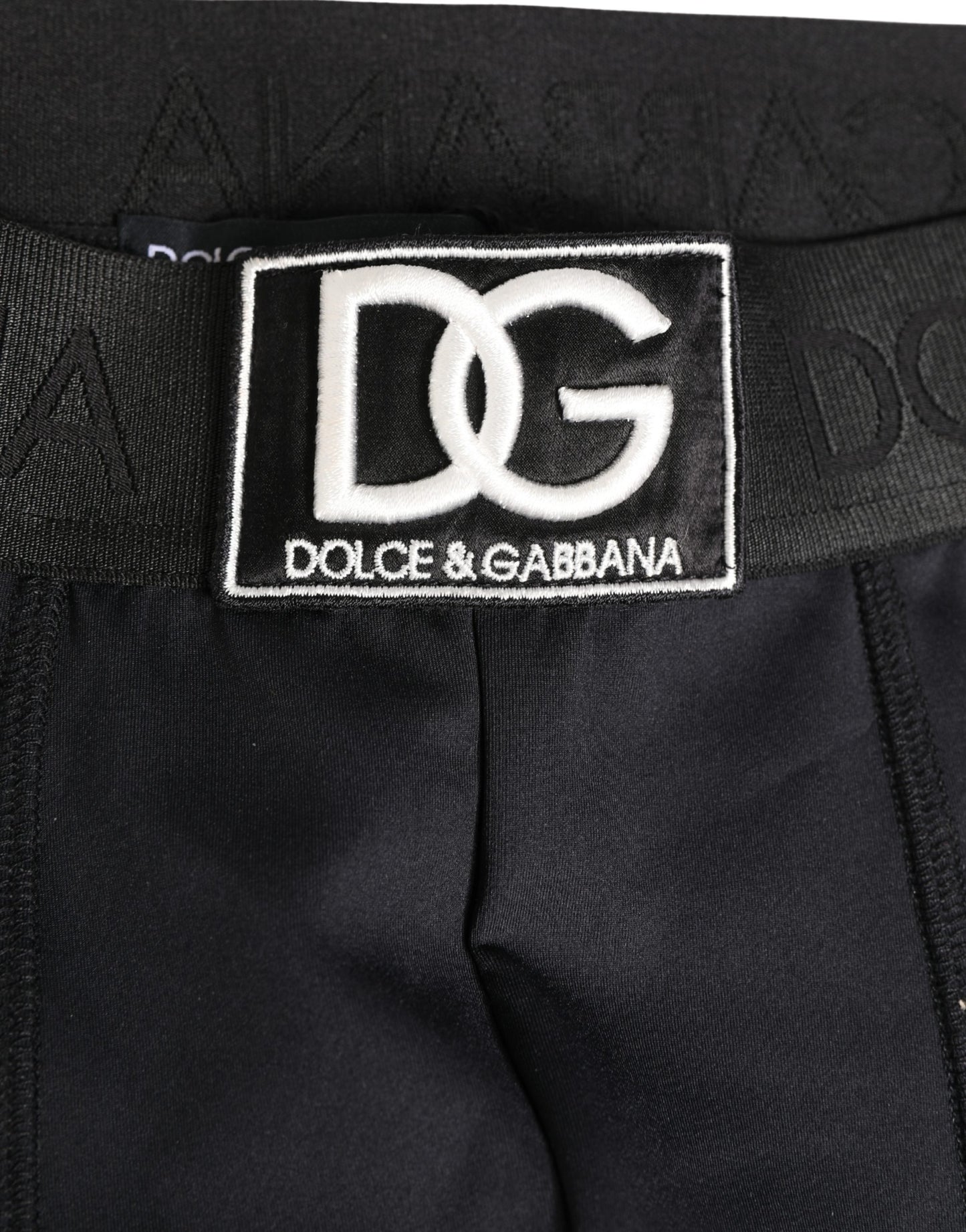 Dolce & Gabbana Black Logo Waistband Men's Boxer Shorts Underwear