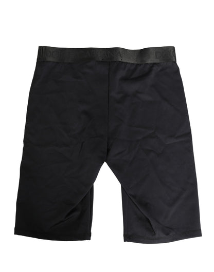 Dolce & Gabbana Black Logo Waistband Men's Boxer Shorts Underwear