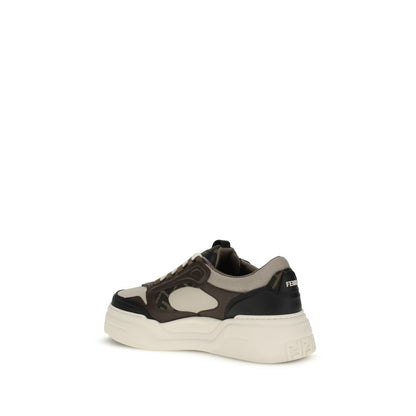 Fendi Force Calf Leather Bos Taurus Chunky Sneakers