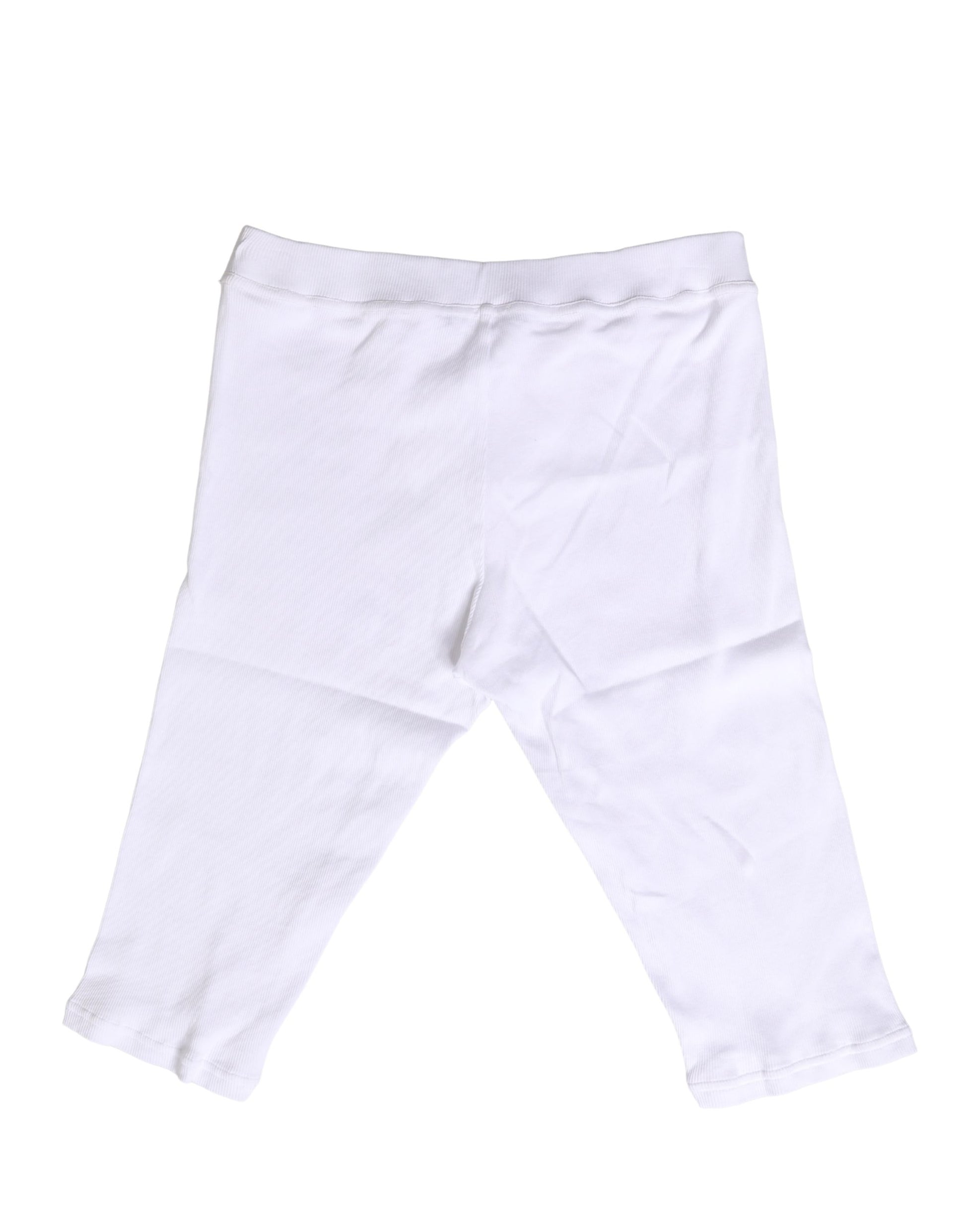 Dolce & Gabbana White Cotton Short Johns for Men
