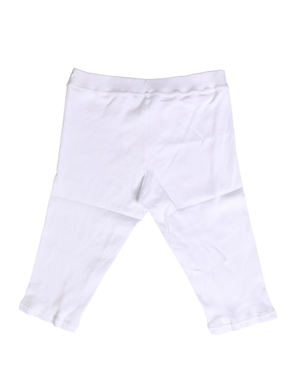 Dolce & Gabbana White Cotton Short Johns for Men