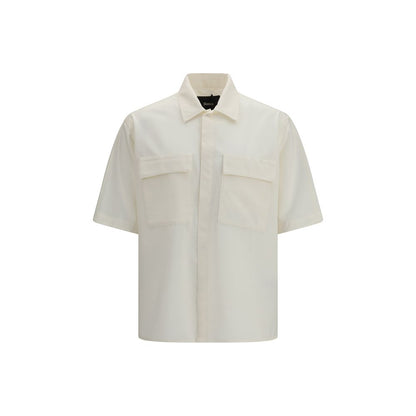 LAMINAR Beige Polyester Shortsleeve Shirt by Lardini