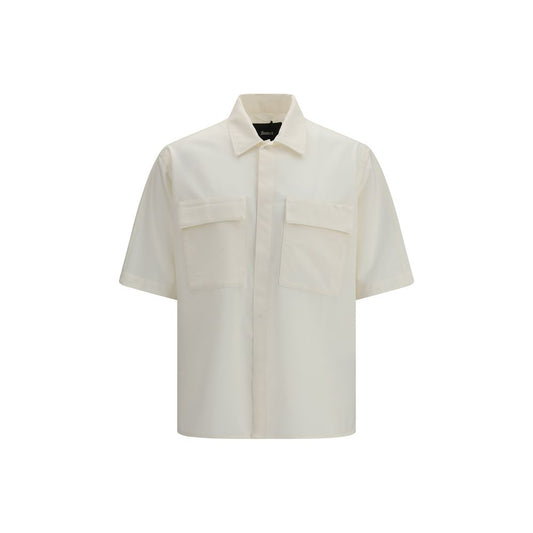 LAMINAR Beige Polyester Shortsleeve Shirt by Lardini