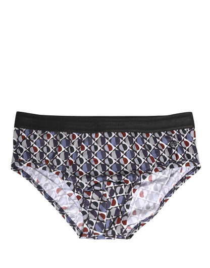 Dolce & Gabbana Multicolor Patterned Brando Brief Underwear