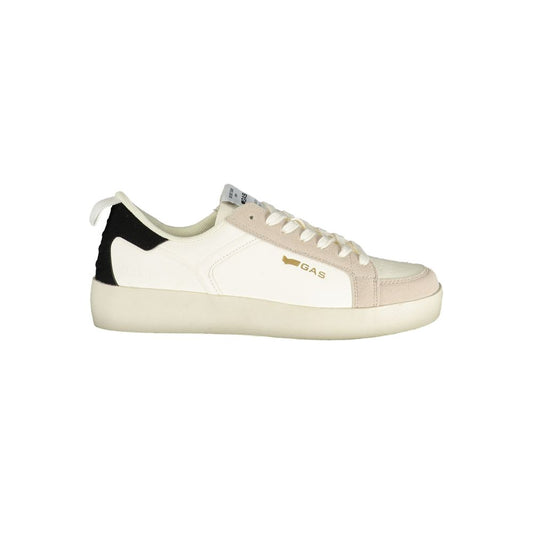 Gas Bianco Polyurethane Women Sneaker - White