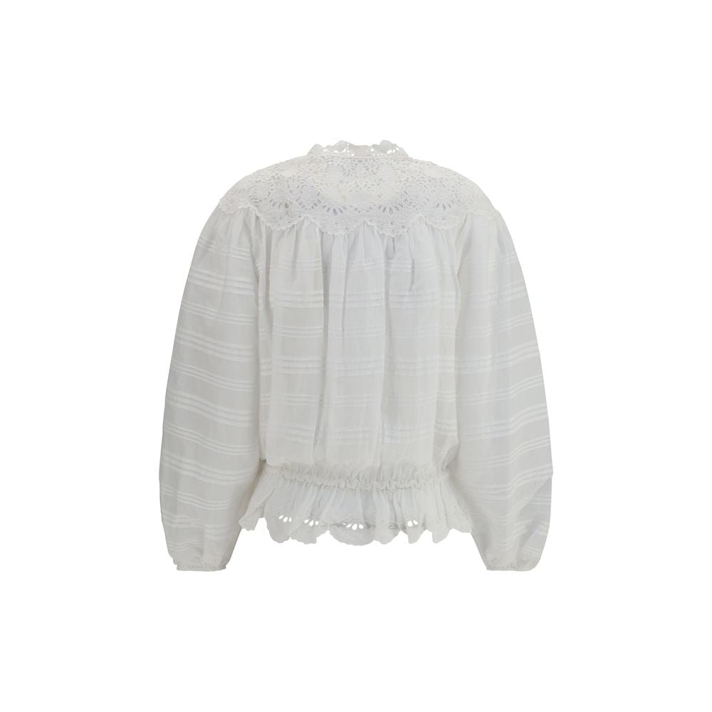 Marant Étoile White Polly Blouse