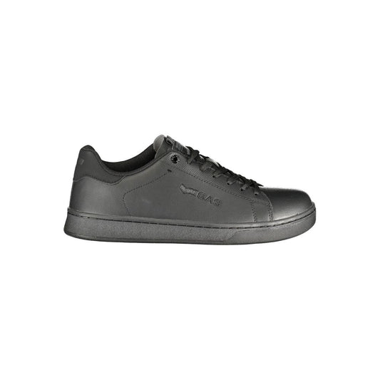 GAS Black Polyurethane Men Sneaker - SAMMY LTX